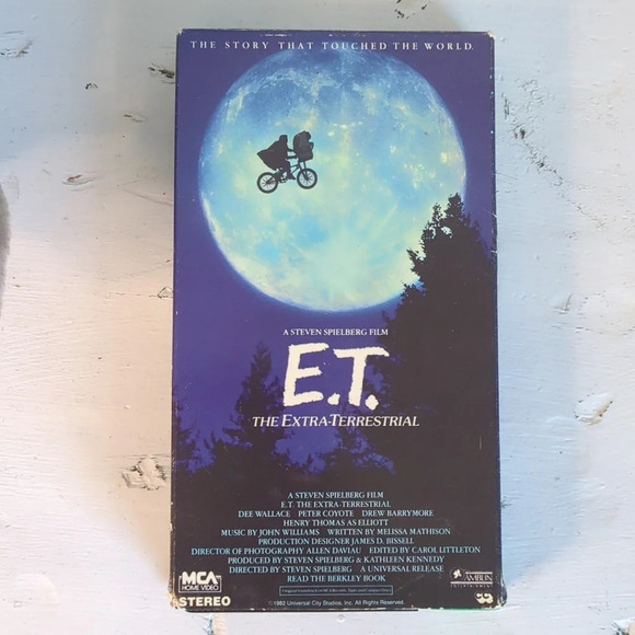 Showtime ET Movie Memorabilia 12" Plush and VHS Set 80's 1982 Nostalgic Vintage - Picture 6 of 9